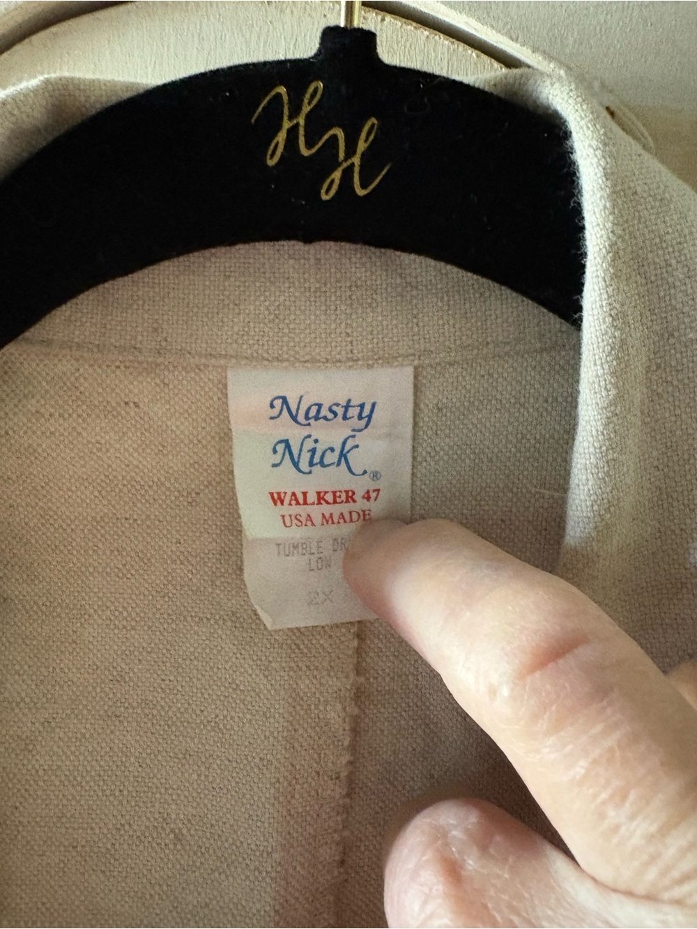 Men’s Cream Jacket - Walker 47